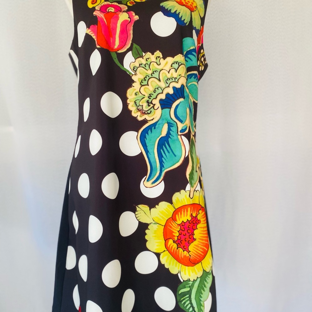 Floral Polka Dot Women's Dress